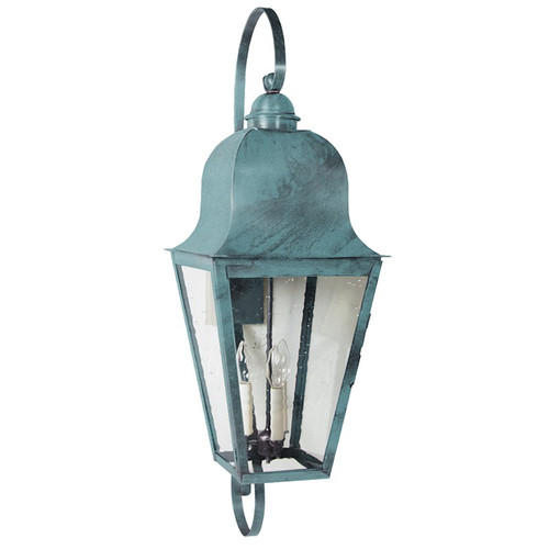 Northeast Lantern - 6428-VG-LT3-CSG - Three Light Wall Mount - Imperial - Verdi Gris