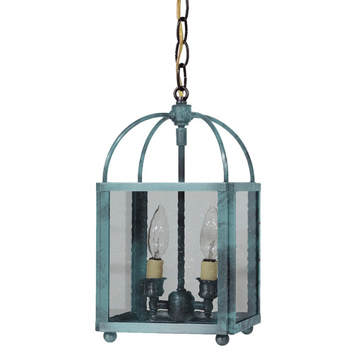 Northeast Lantern - 6812-VG-LT2-CSG - Two Light Hanging Lantern - Foyer - Verdi Gris