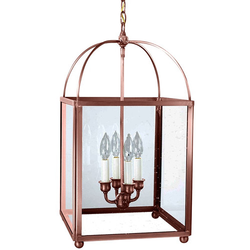 Northeast Lantern - 6832-AC-LT4-CSG - Four Light Hanging Lantern - Foyer - Antique Copper
