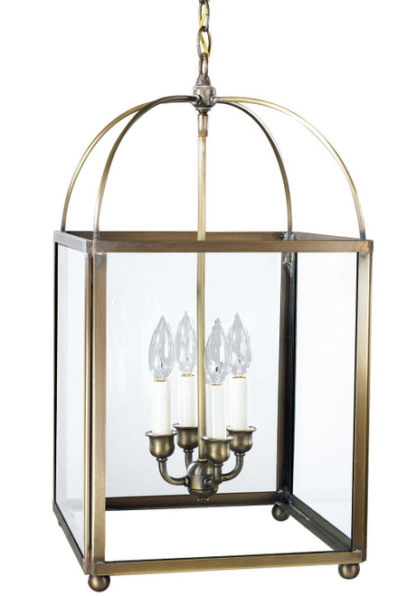 Northeast Lantern - 6832-DAB-LT4-CLR - Four Light Hanging Lantern - Foyer - Dark Antique Brass