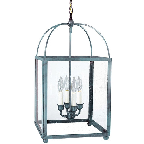 Northeast Lantern - 6832-VG-LT4-SMG - Four Light Hanging Lantern - Foyer - Verdi Gris
