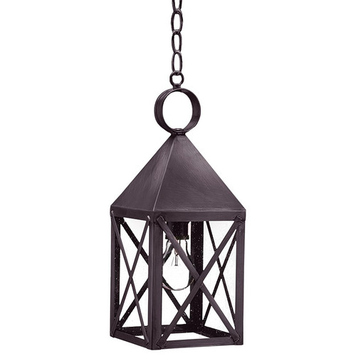 Northeast Lantern - 7032-DB-MED-SMG - One Light Hanging Lantern - York - Dark Brass