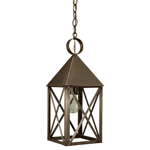Northeast Lantern - 7042-DAB-MED-CSG - One Light Hanging Lantern - York - Dark Antique Brass