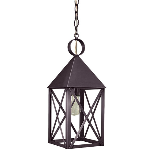 Northeast Lantern - 7042-DB-MED-CLR - One Light Hanging Lantern - York - Dark Brass