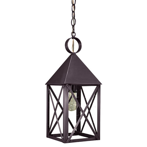 Northeast Lantern - 7042-DB-MED-CSG - One Light Hanging Lantern - York - Dark Brass