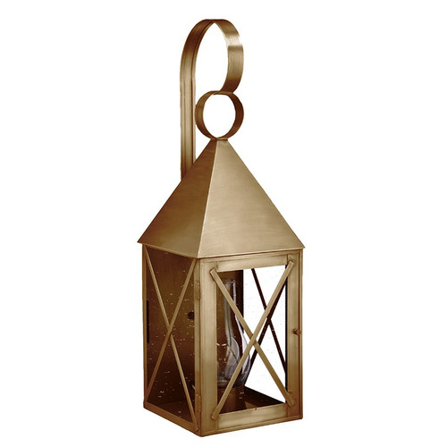 Northeast Lantern - 7051-AB-CIM-CSG - One Light Wall Mount - York - Antique Brass