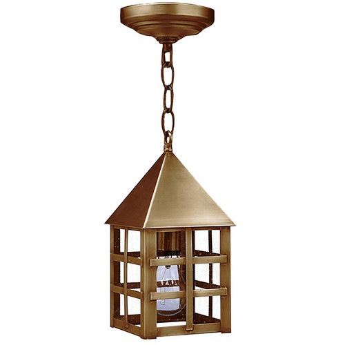 Northeast Lantern - 7112-AB-MED-SMG - One Light Hanging Lantern - York - Antique Brass
