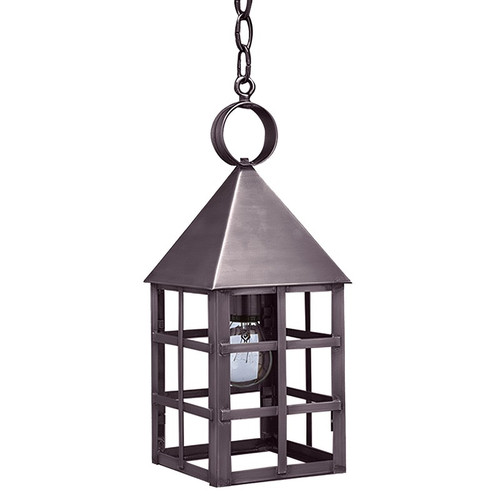 Northeast Lantern - 7132-DB-MED-CLR - One Light Hanging Lantern - York - Dark Brass