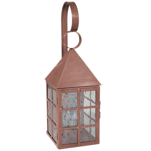 Northeast Lantern - 7141-AC-CIM-CSG - One Light Wall Mount - York - Antique Copper