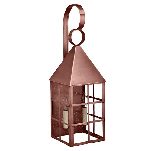 Northeast Lantern - 7141-AC-LT2-SMG - Two Light Wall Mount - York - Antique Copper