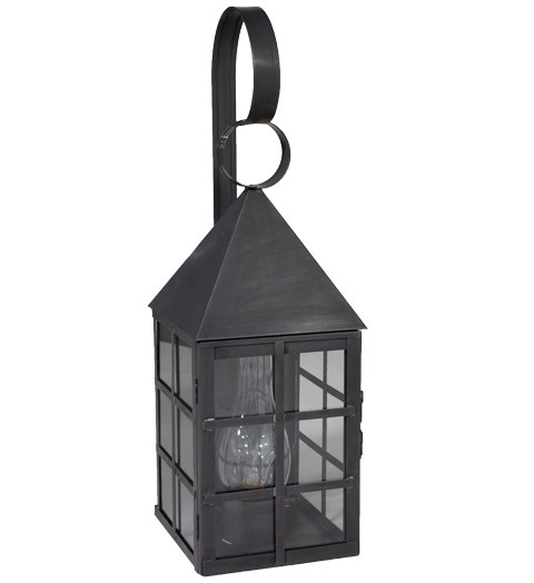 Northeast Lantern - 7141-DB-CIM-CLR - One Light Wall Mount - York - Dark Brass