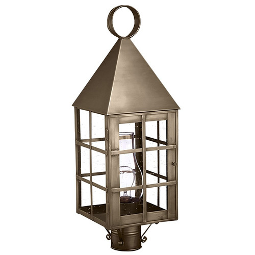 Northeast Lantern - 7153-DAB-CIM-CSG - One Light Post Mount - York - Dark Antique Brass