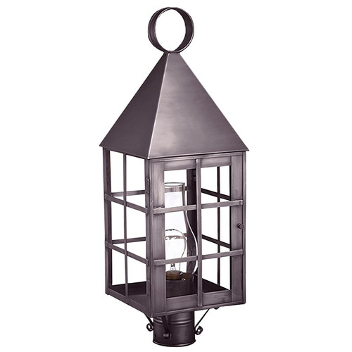 Northeast Lantern - 7153-DB-CIM-CLR - One Light Post Mount - York - Dark Brass