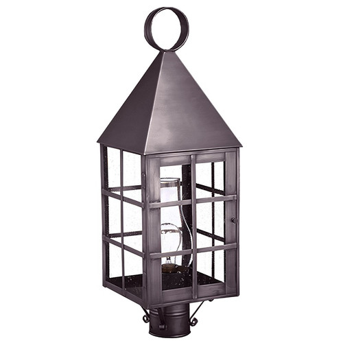 Northeast Lantern - 7153-DB-CIM-SMG - One Light Post Mount - York - Dark Brass