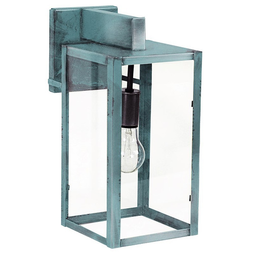 Northeast Lantern - 7517-VG-MED-CLR - One Light Wall Mount - Midtown - Verdi Gris