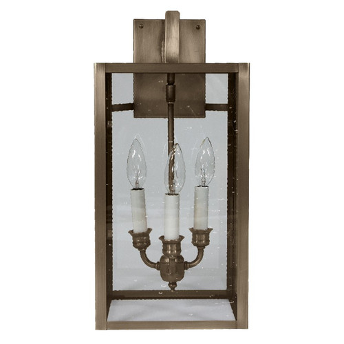 Northeast Lantern - 7527-DAB-LT3-CSG - Three Light Wall Mount - Midtown - Dark Antique Brass