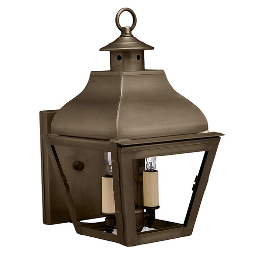 Northeast Lantern - 7611-DAB-LT2-CLR - Two Light Wall Mount - Stanfield - Dark Antique Brass