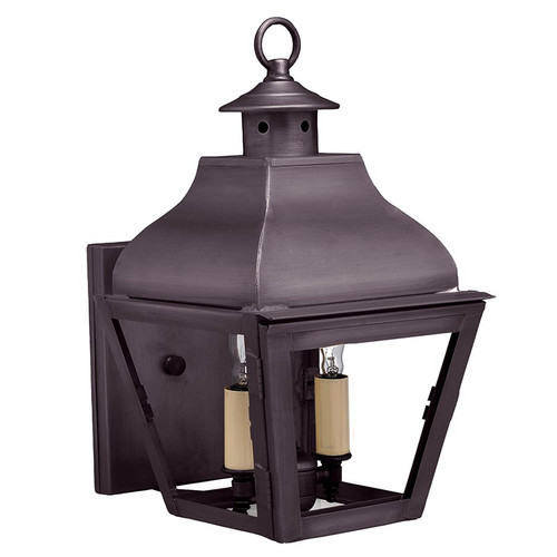 Northeast Lantern - 7611-DB-LT2-CLR - Two Light Wall Mount - Stanfield - Dark Brass