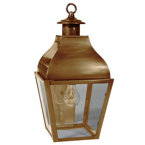 Northeast Lantern - 7631-AB-MED-CLR - One Light Wall Mount - Stanfield - Antique Brass