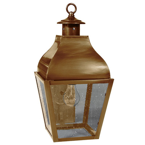 Northeast Lantern - 7631-AB-MED-SMG - One Light Wall Mount - Stanfield - Antique Brass