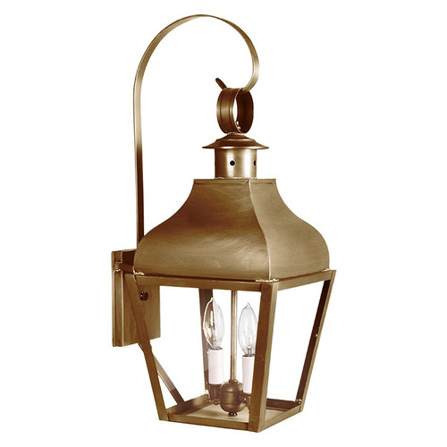 Northeast Lantern - 7637-AB-LT2-CLR - Two Light Wall Mount - Stanfield - Antique Brass