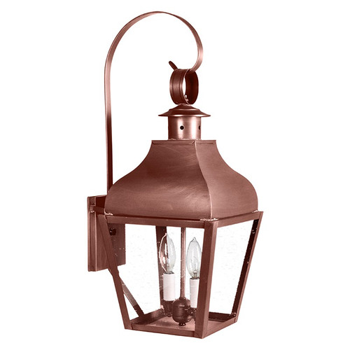 Northeast Lantern - 7637-AC-LT2-CSG - Two Light Wall Mount - Stanfield - Antique Copper