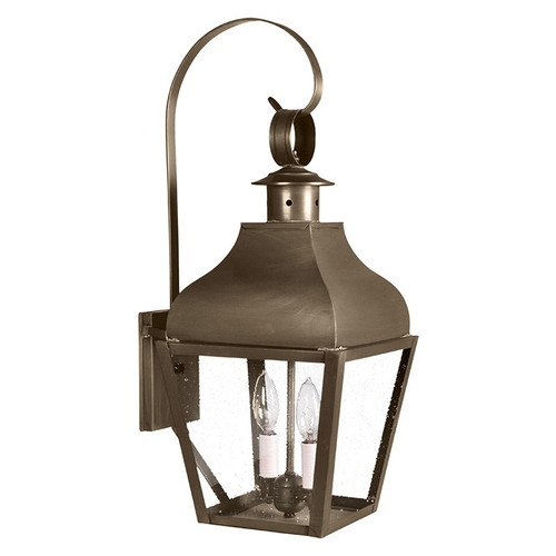Northeast Lantern - 7637-DAB-LT2-SMG - Two Light Wall Mount - Stanfield - Dark Antique Brass