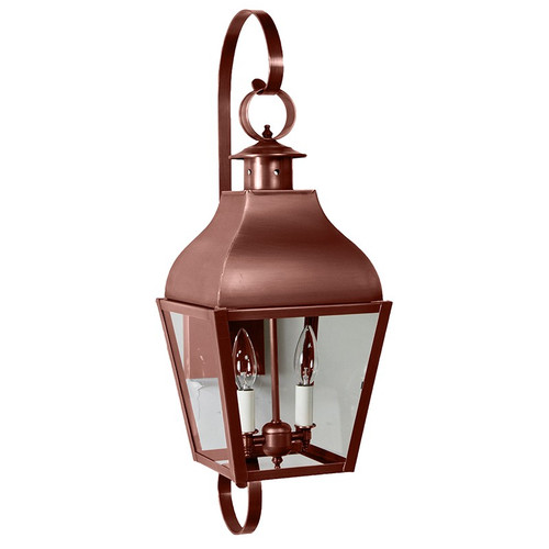 Northeast Lantern - 7638-AC-LT2-CLR - Two Light Wall Mount - Stanfield - Antique Copper