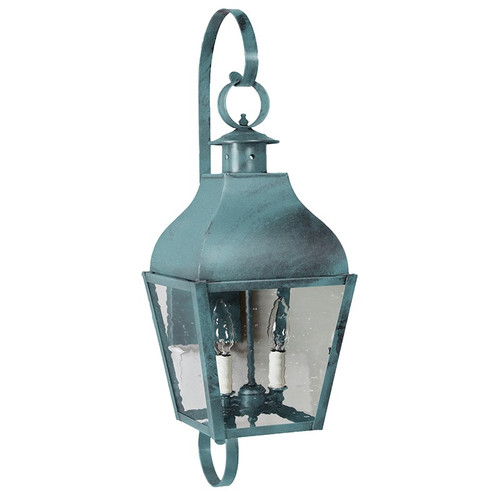 Northeast Lantern - 7638-VG-LT2-CSG - Two Light Wall Mount - Stanfield - Verdi Gris