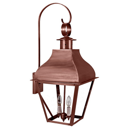 Northeast Lantern - 7647-AC-LT2-CSG - Two Light Wall Mount - Stanfield - Antique Copper