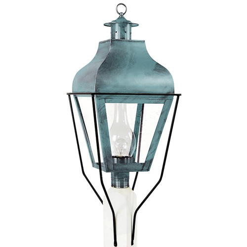 Northeast Lantern - 7653-VG-CIM-CSG - One Light Post Mount - Stanfield - Verdi Gris