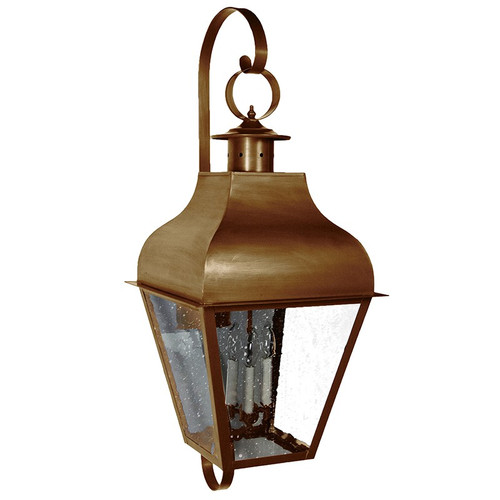 Northeast Lantern - 7658-AB-LT3-SMG - Three Light Wall Mount - Stanfield - Antique Brass