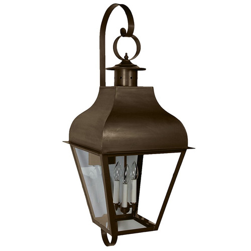 Northeast Lantern - 7658-DAB-LT3-CLR - Three Light Wall Mount - Stanfield - Dark Antique Brass