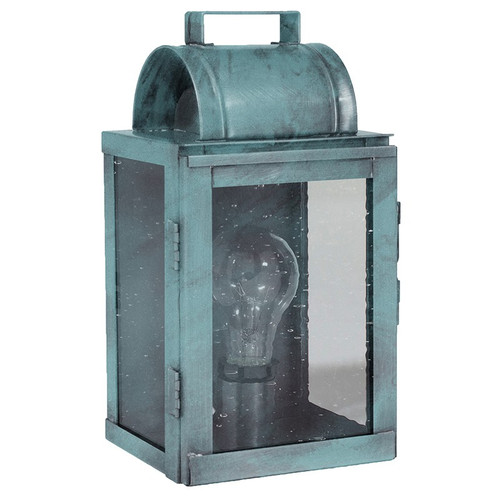 Northeast Lantern - 8011-VG-MED-CSG - One Light Wall Mount - Livery - Verdi Gris