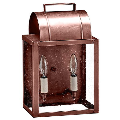 Northeast Lantern - 8021-AC-LT2-SMG - Two Light Wall Mount - Livery - Antique Copper