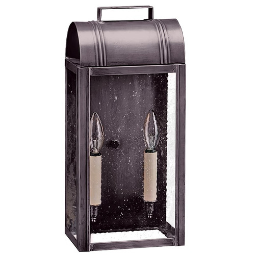Northeast Lantern - 8031-DB-LT2-SMG - Two Light Wall Mount - Livery - Dark Brass