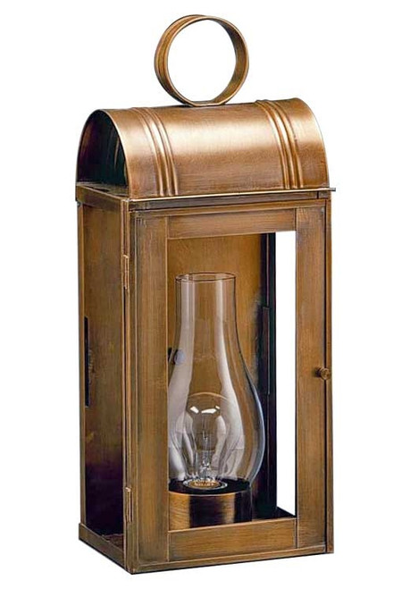 Northeast Lantern - 8041-AB-CIM-CLR - One Light Wall Mount - Livery - Antique Brass