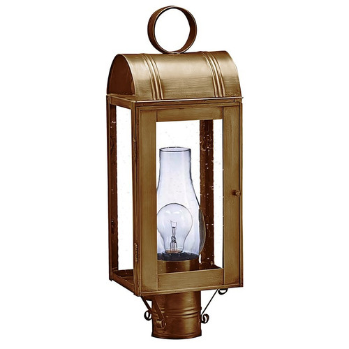 Northeast Lantern - 8043-AB-CIM-CSG - One Light Post Mount - Livery - Antique Brass