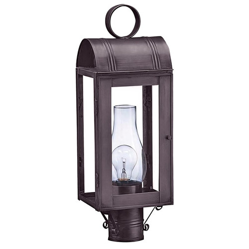 Northeast Lantern - 8043-DB-CIM-CLR - One Light Post Mount - Livery - Dark Brass