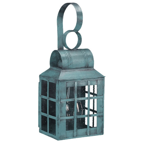 Northeast Lantern - 8131-VG-CIM-CSG - One Light Wall Mount - Lynn - Verdi Gris