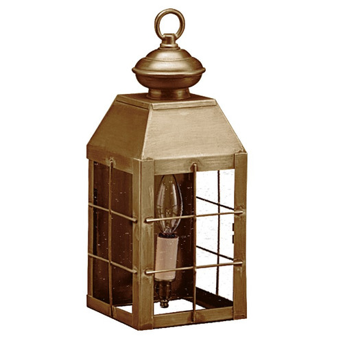 Northeast Lantern - 8311-AB-LT1-CSG - One Light Wall Mount - Woodcliffe - Antique Brass