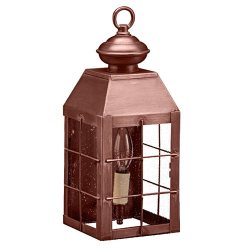 Northeast Lantern - 8311-AC-LT1-SMG - One Light Wall Mount - Woodcliffe - Antique Copper