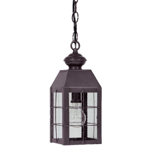 Northeast Lantern - 8312-DB-MED-SMG - One Light Hanging Lantern - Woodcliffe - Dark Brass