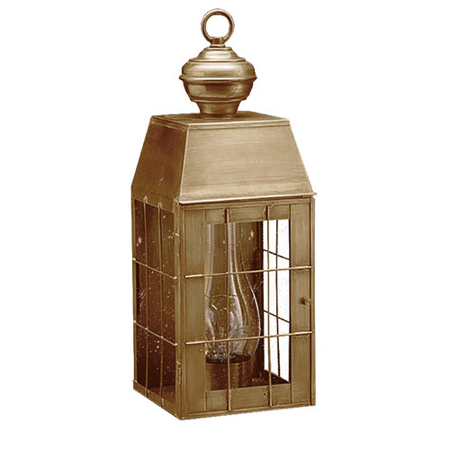 Northeast Lantern - 8341-AB-CIM-SMG - One Light Wall Mount - Woodcliffe - Antique Brass