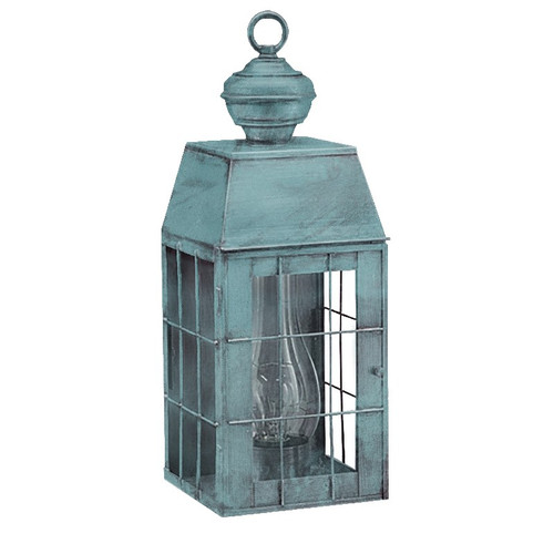 Northeast Lantern - 8341-VG-CIM-CLR - One Light Wall Mount - Woodcliffe - Verdi Gris
