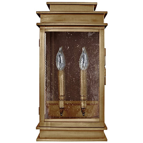 Northeast Lantern - 8831-AB-LT2-SMG-PM - Two Light Wall Mount - Empire - Antique Brass