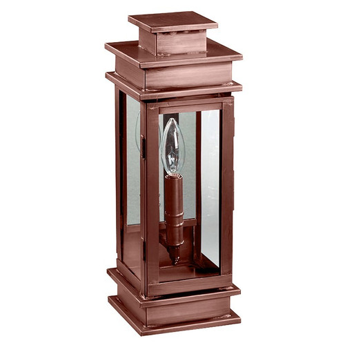 Northeast Lantern - 8911-AC-LT1-CLR-PM - One Light Wall Mount - Empire - Antique Copper
