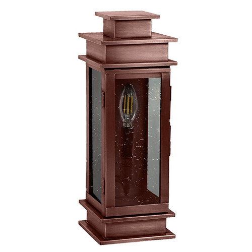 Northeast Lantern - 8911-AC-LT1-CSG - One Light Wall Mount - Empire - Antique Copper