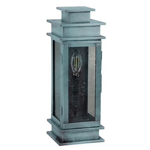 Northeast Lantern - 8911-VG-LT1-CSG - One Light Wall Mount - Empire - Verdi Gris