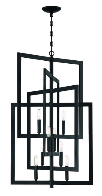 Craftmade - 44938-ESP - Eight Light Foyer Pendant - Portrait - Espresso